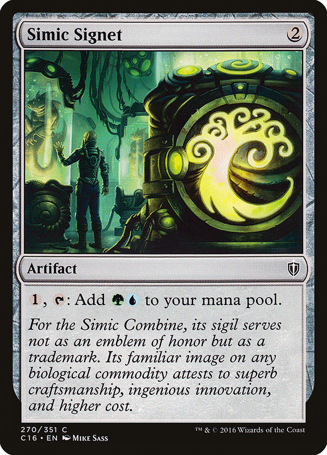 Simic Signet [Commander 2016] | The Gaming-Verse