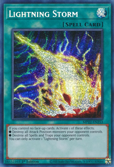 Lightning Storm [MP22-EN253] Prismatic Secret Rare | The Gaming-Verse