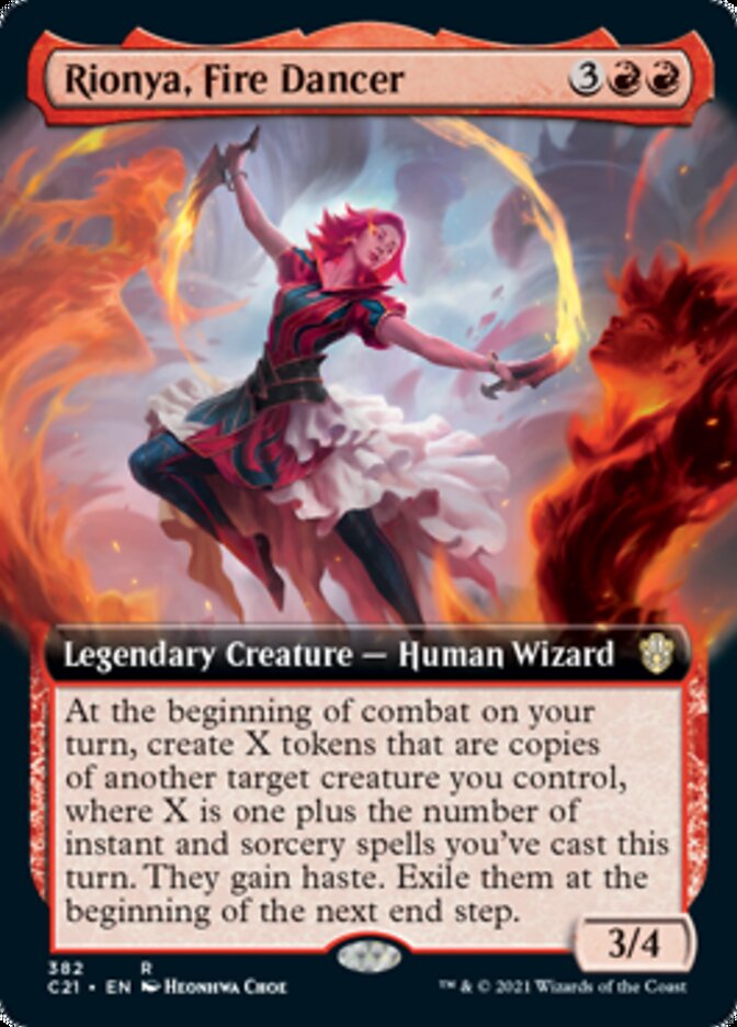 Rionya, Fire Dancer (Extended) [Commander 2021] | The Gaming-Verse