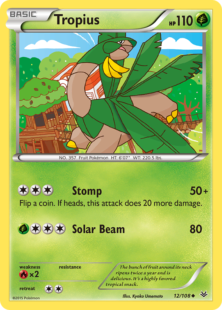 Tropius (12/108) [XY: Roaring Skies] | The Gaming-Verse