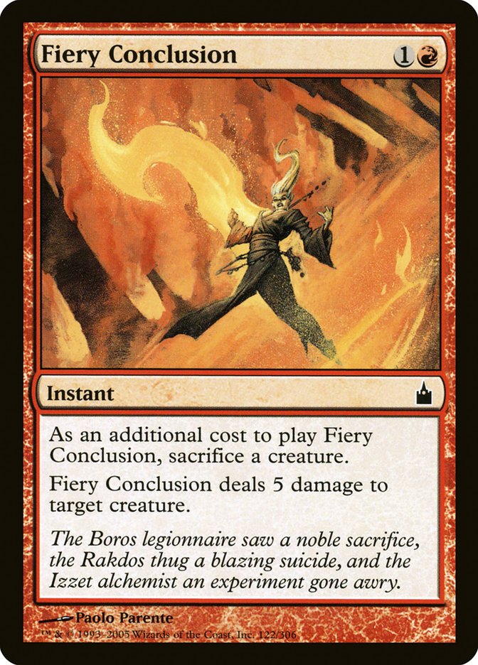 Fiery Conclusion [Ravnica: City of Guilds] | The Gaming-Verse