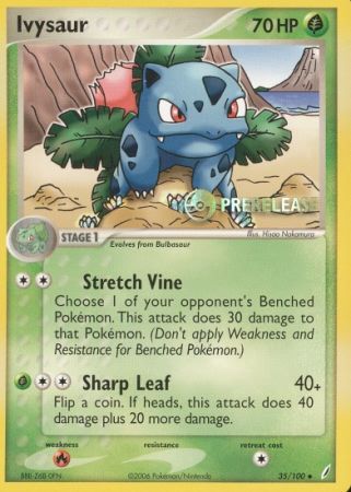 Ivysaur (35/100) (Prerelease Promo) [Nintendo: Black Star Promos] | The Gaming-Verse