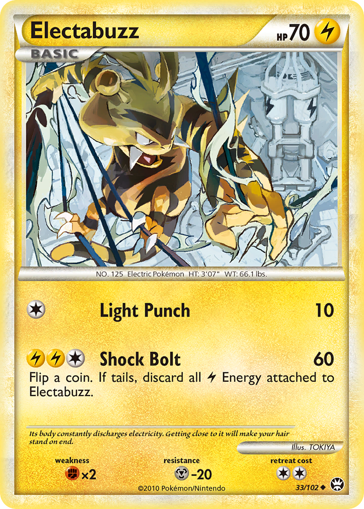 Electabuzz (33/102) [HeartGold & SoulSilver: Triumphant] | The Gaming-Verse