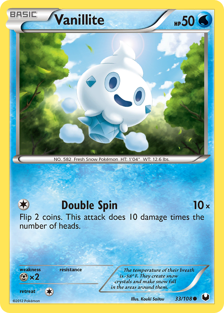 Vanillite (33/108) [Black & White: Dark Explorers] | The Gaming-Verse