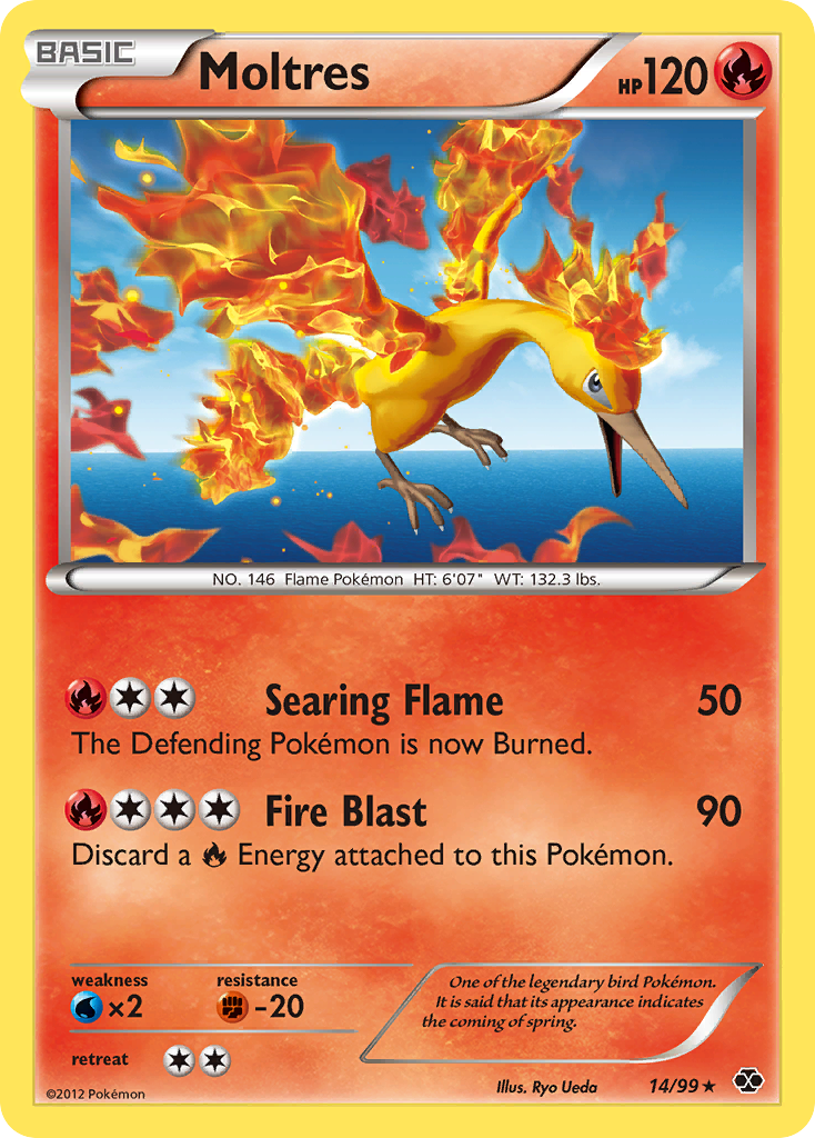 Moltres (14/99) [Black & White: Next Destinies] | The Gaming-Verse