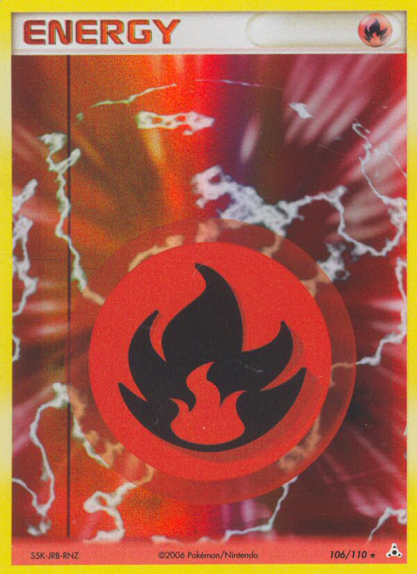 Fire Energy (106/110) [EX: Holon Phantoms] | The Gaming-Verse