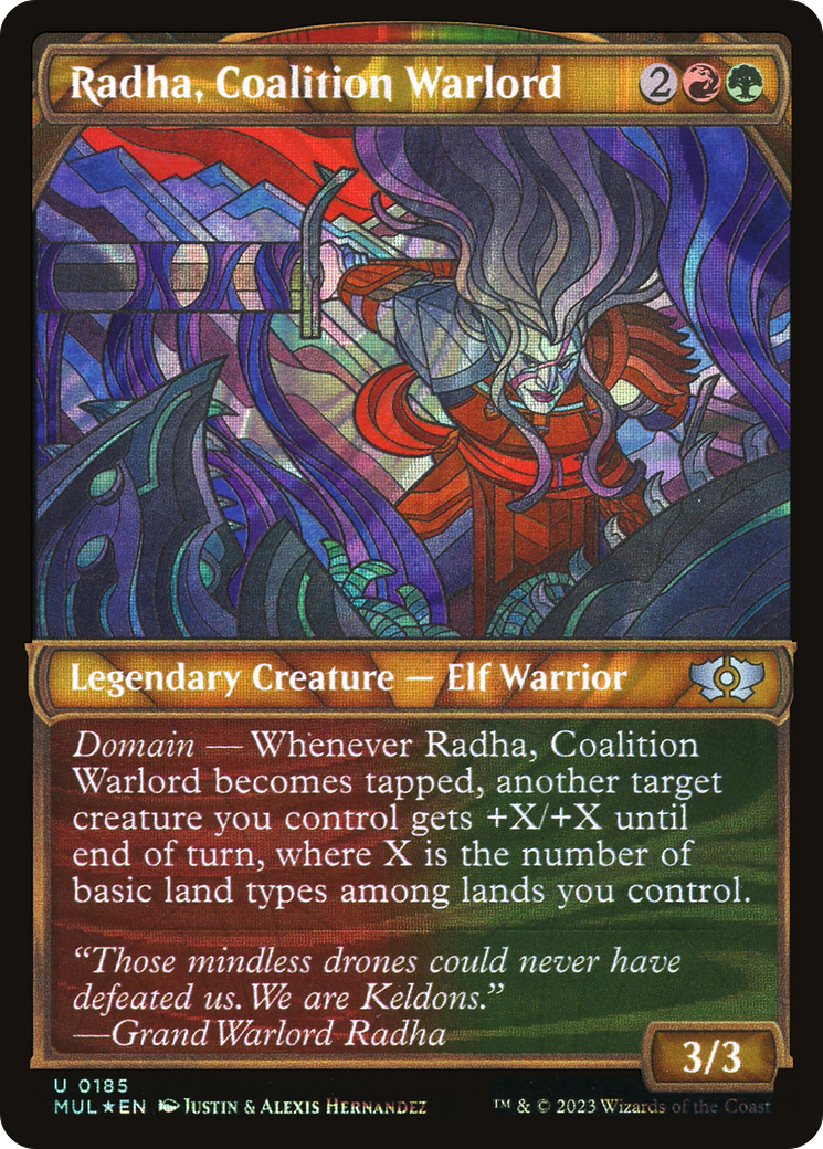 Radha, Coalition Warlord (Halo Foil) [Multiverse Legends] | The Gaming-Verse