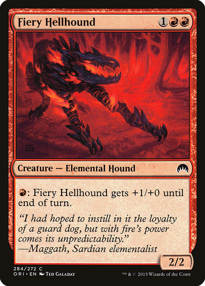 Fiery Hellhound [Magic Origins] | The Gaming-Verse