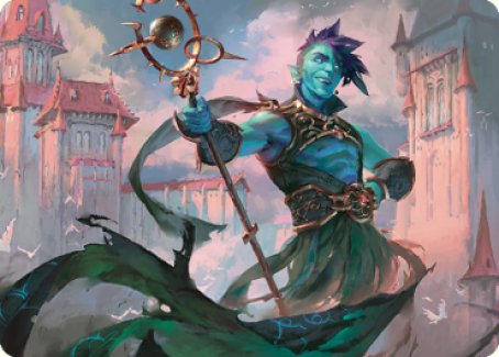 Haughty Djinn Art Card [Dominaria United Art Series] | The Gaming-Verse