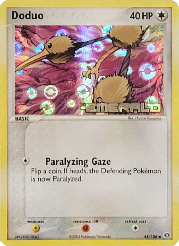 Doduo (45/106) (Stamped) [EX: Emerald] | The Gaming-Verse