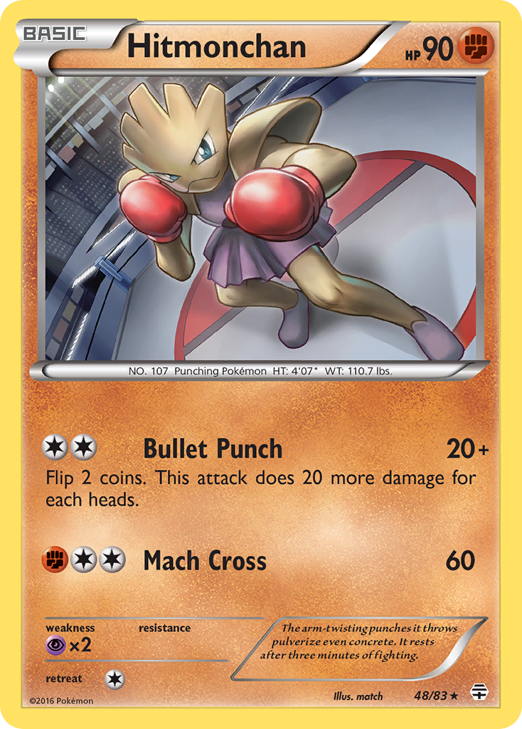 Hitmonchan (48/83) [XY: Generations] | The Gaming-Verse