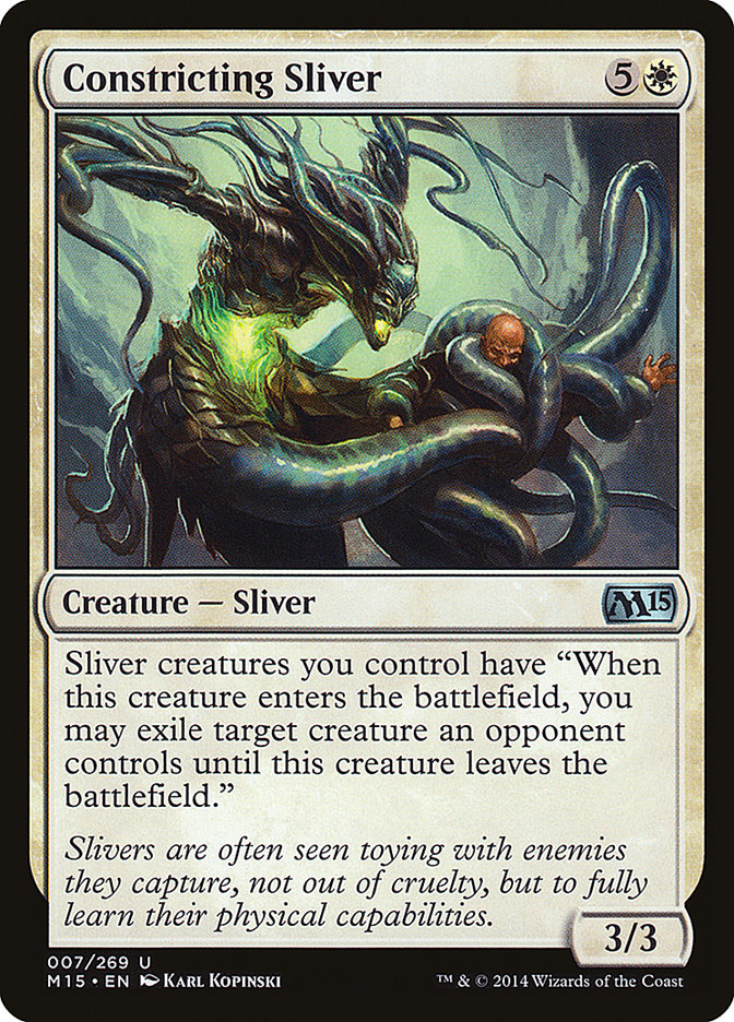 Constricting Sliver [Magic 2015] | The Gaming-Verse