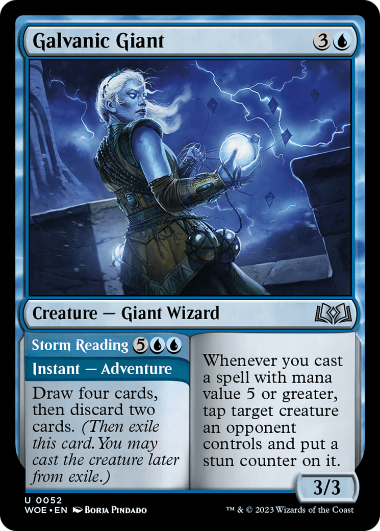 Galvanic Giant // Storm Reading [Wilds of Eldraine] | The Gaming-Verse
