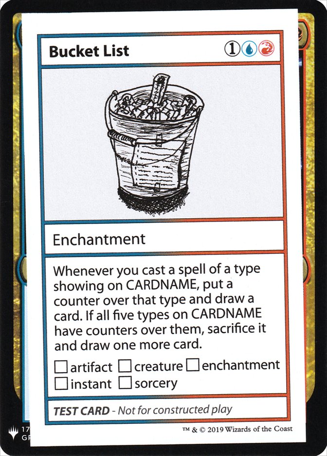 Bucket List [Mystery Booster Playtest Cards] | The Gaming-Verse