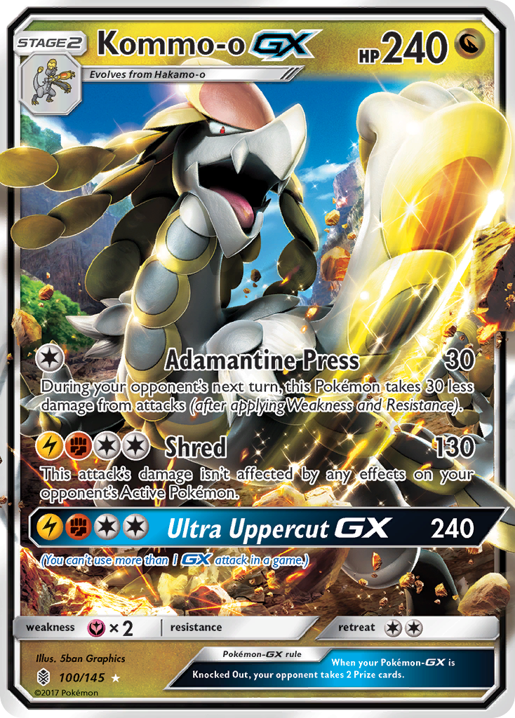 Kommo-o GX (100/145) [Sun & Moon: Guardians Rising] | The Gaming-Verse