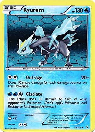 Kyurem (34/101) (Cosmos Holo) [Black & White: Noble Victories] | The Gaming-Verse