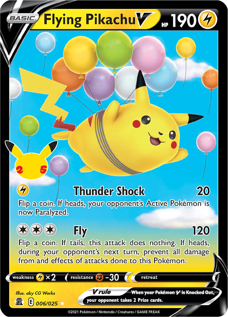 Flying Pikachu V (006/025) [Celebrations: 25th Anniversary] | The Gaming-Verse