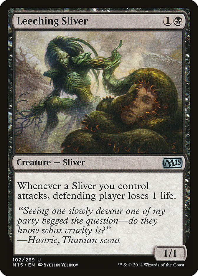 Leeching Sliver [Magic 2015] | The Gaming-Verse