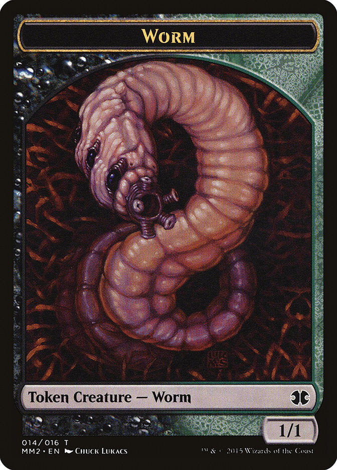 Worm [Modern Masters 2015 Tokens] | The Gaming-Verse