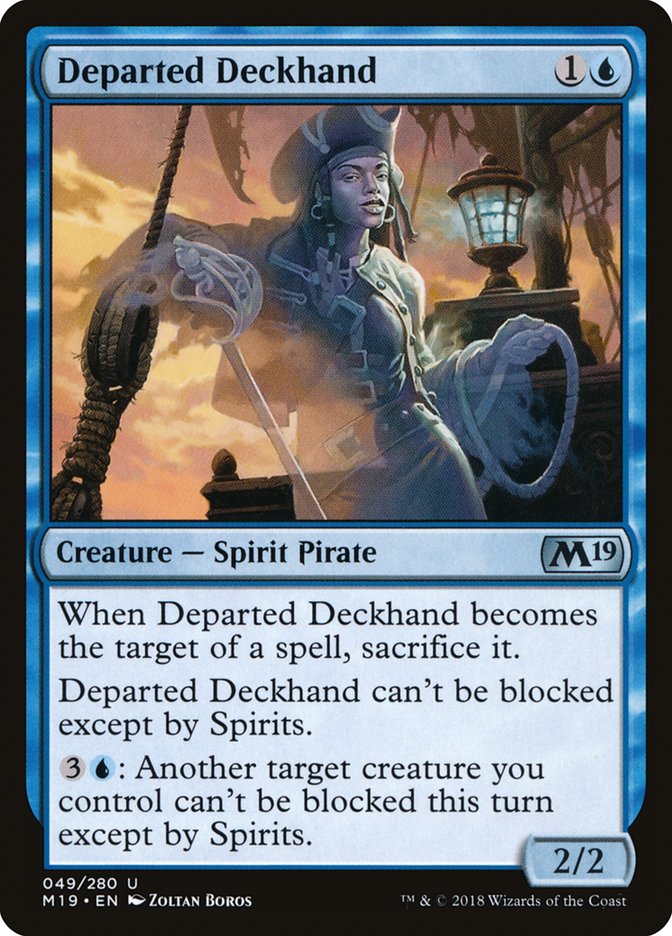 Departed Deckhand [Core Set 2019] | The Gaming-Verse