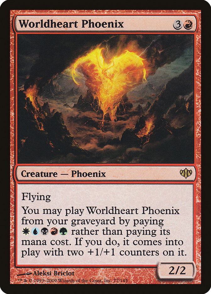 Worldheart Phoenix [Conflux] | The Gaming-Verse