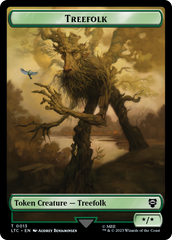 Treefolk // Food Token [The Lord of the Rings: Tales of Middle-Earth Commander Tokens] | The Gaming-Verse