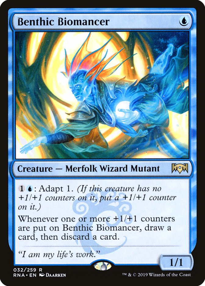 Benthic Biomancer [Ravnica Allegiance] | The Gaming-Verse