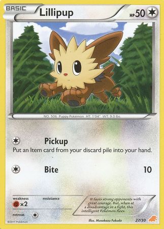 Lillipup (27/30) [Black & White: Trainer Kit - Excadrill] | The Gaming-Verse