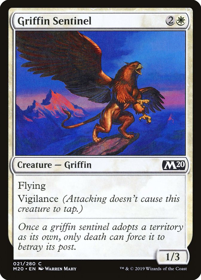 Griffin Sentinel [Core Set 2020] | The Gaming-Verse