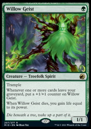 Willow Geist (Promo Pack) [Innistrad: Midnight Hunt Promos] | The Gaming-Verse