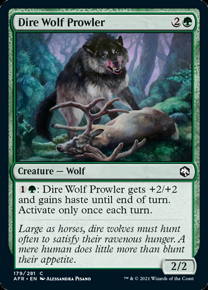 Dire Wolf Prowler [Dungeons & Dragons: Adventures in the Forgotten Realms] | The Gaming-Verse