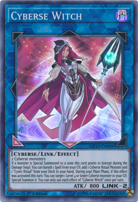 Cyberse Witch [MP19-EN098] Super Rare | The Gaming-Verse