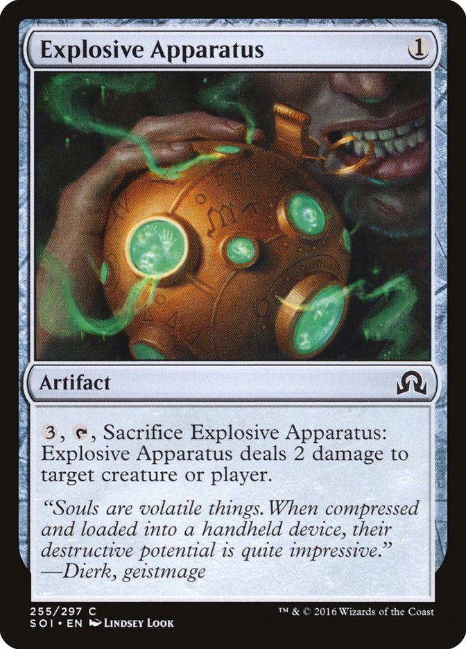 Explosive Apparatus [Shadows over Innistrad] | The Gaming-Verse