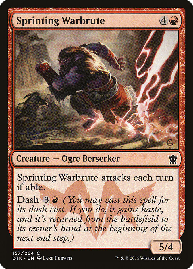 Sprinting Warbrute [Dragons of Tarkir] | The Gaming-Verse