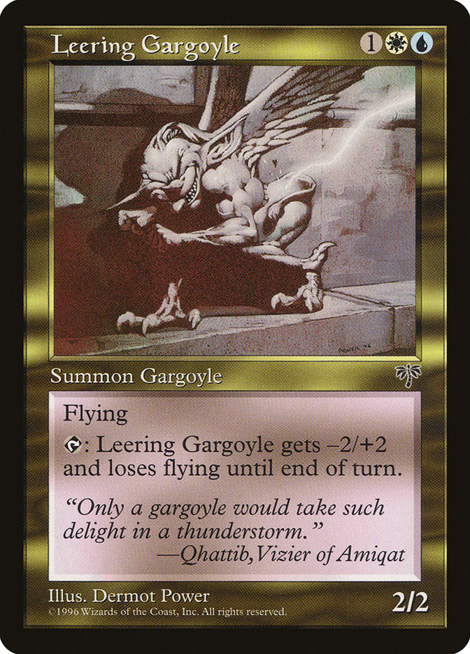 Leering Gargoyle [Mirage] | The Gaming-Verse