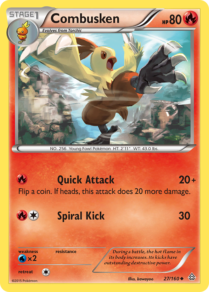 Combusken (27/160) [XY: Primal Clash] | The Gaming-Verse