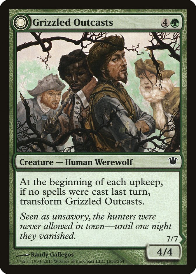 Grizzled Outcasts // Krallenhorde Wantons [Innistrad] | The Gaming-Verse