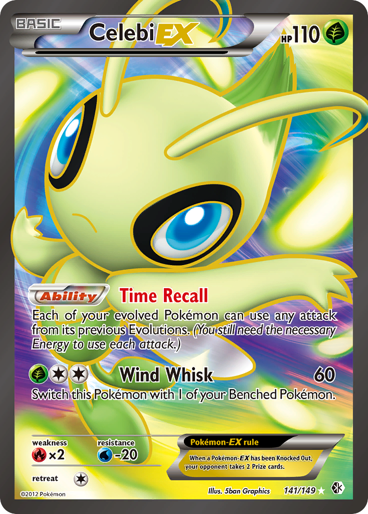 Celebi EX (141/149) [Black & White: Boundaries Crossed] | The Gaming-Verse