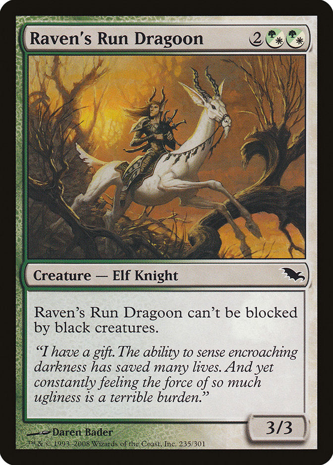 Raven's Run Dragoon [Shadowmoor] | The Gaming-Verse