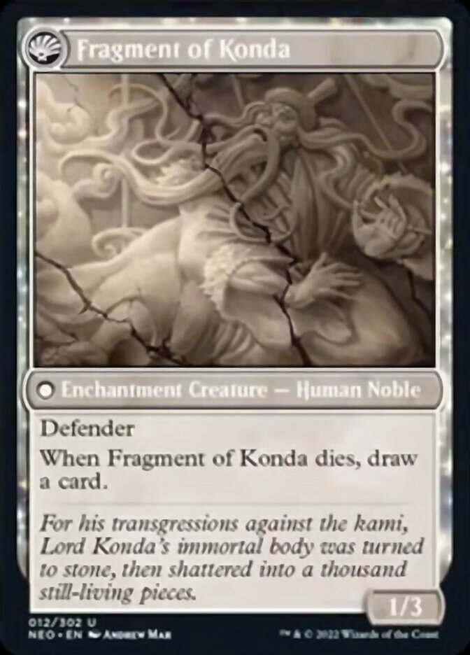 The Fall of Lord Konda // Fragment of Konda [Kamigawa: Neon Dynasty] | The Gaming-Verse
