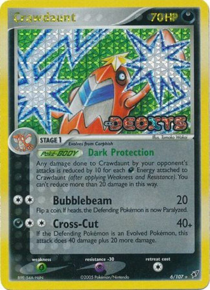 Crawdaunt (6/107) (Stamped) [EX: Deoxys] | The Gaming-Verse