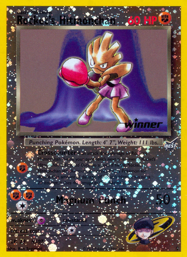 Rocket's Hitmonchan (9) (Winner) [Best of Promos] | The Gaming-Verse