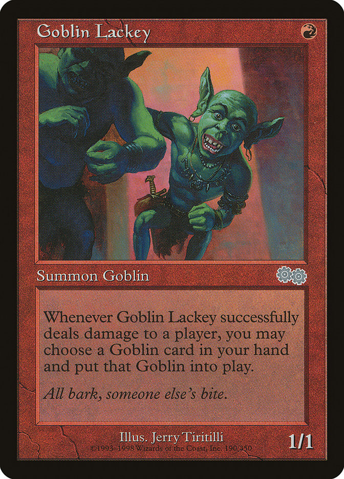 Goblin Lackey [Urza's Saga] | The Gaming-Verse