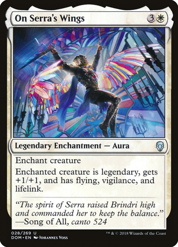 On Serra's Wings [Dominaria] | The Gaming-Verse
