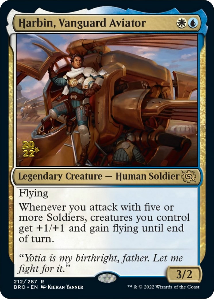 Harbin, Vanguard Aviator [The Brothers' War: Prerelease Promos] | The Gaming-Verse