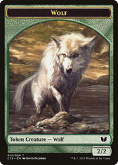 Wolf // Zombie Double-Sided Token [Commander 2015 Tokens] | The Gaming-Verse