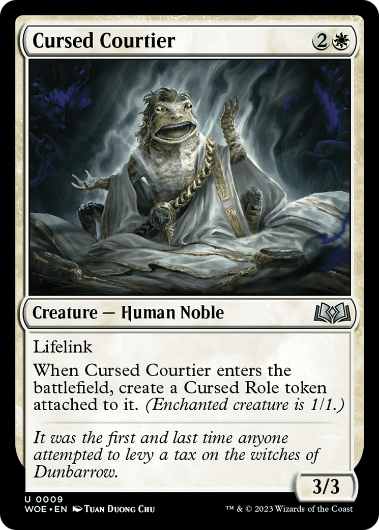 Cursed Courtier [Wilds of Eldraine] | The Gaming-Verse