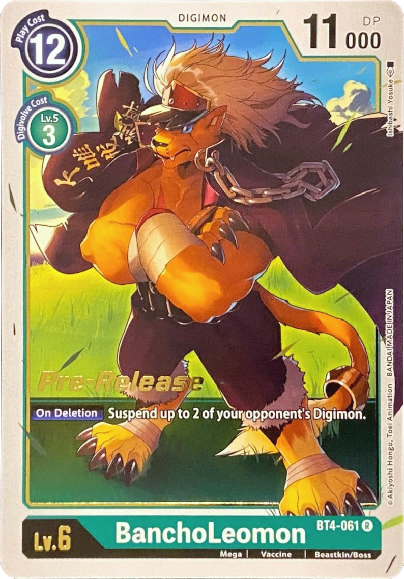 BanchoLeomon [BT4-061] [Great Legend Pre-Release Promos] | The Gaming-Verse