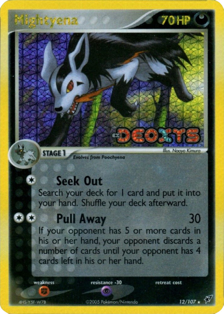 Mightyena (12/107) (Stamped) [EX: Deoxys] | The Gaming-Verse