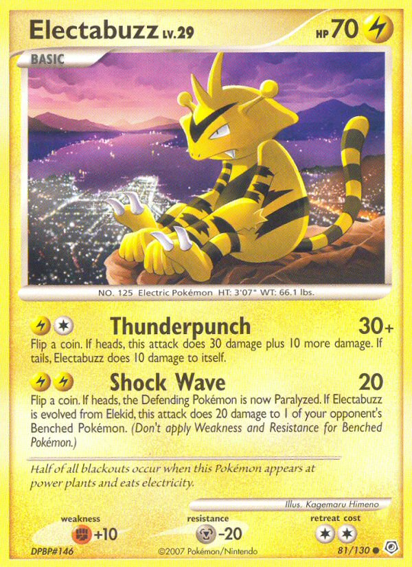 Electabuzz (81/130) [Diamond & Pearl: Base Set] | The Gaming-Verse